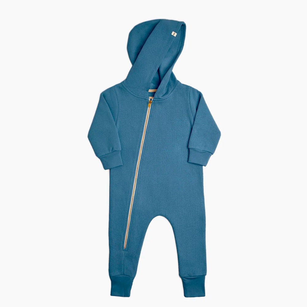 Blue Mini Mioche Biker Romper